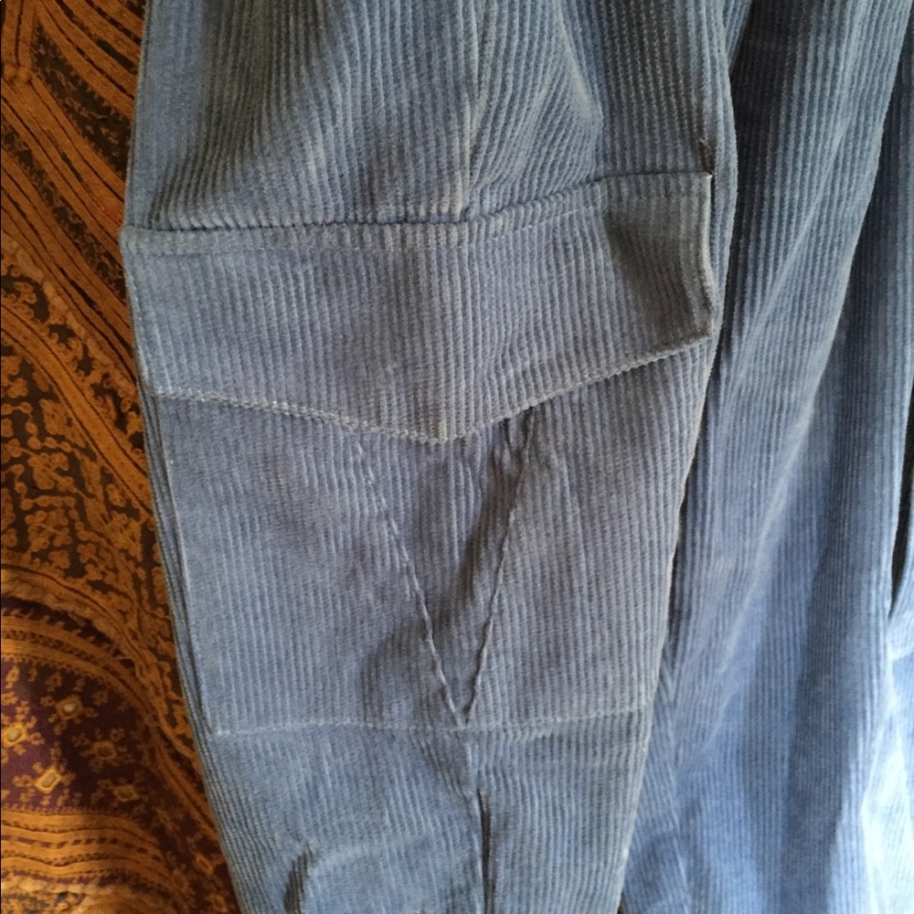 Native Youth Blue Cord Jumpsuit - Picture 7 of 7